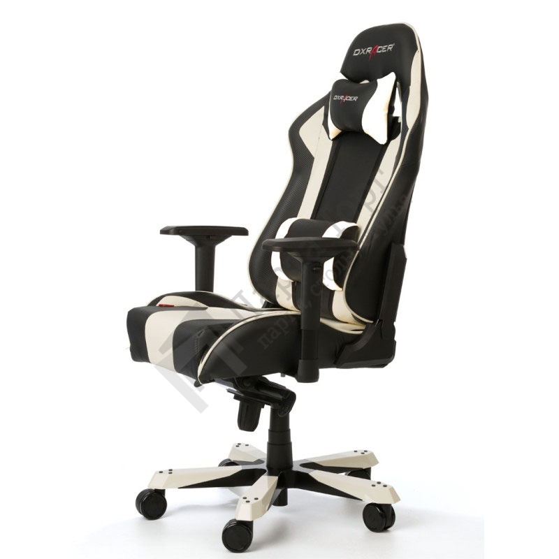 фото Игровое кресло DXRacer I-серия OH/KS06 (цвет обивки: черный/белый, цвет каркаса: черный)