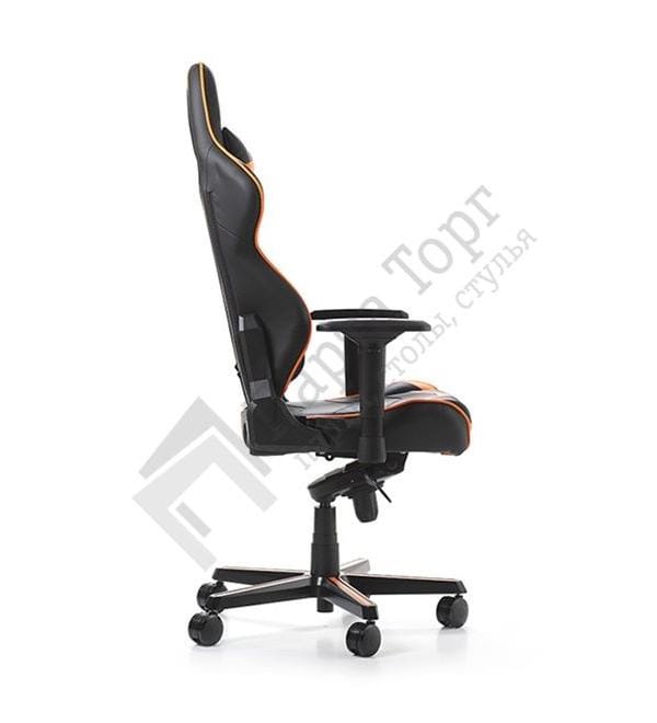 фото Игровое кресло DXRacer R-серия OH/RV131 (цвет обивки: оранжево/черный, цвет каркаса: черный)