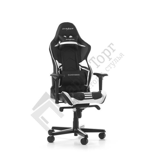 фото Игровое кресло DXRacer R-серия OH/RV131 (цвет обивки: оранжево/черный, цвет каркаса: черный)