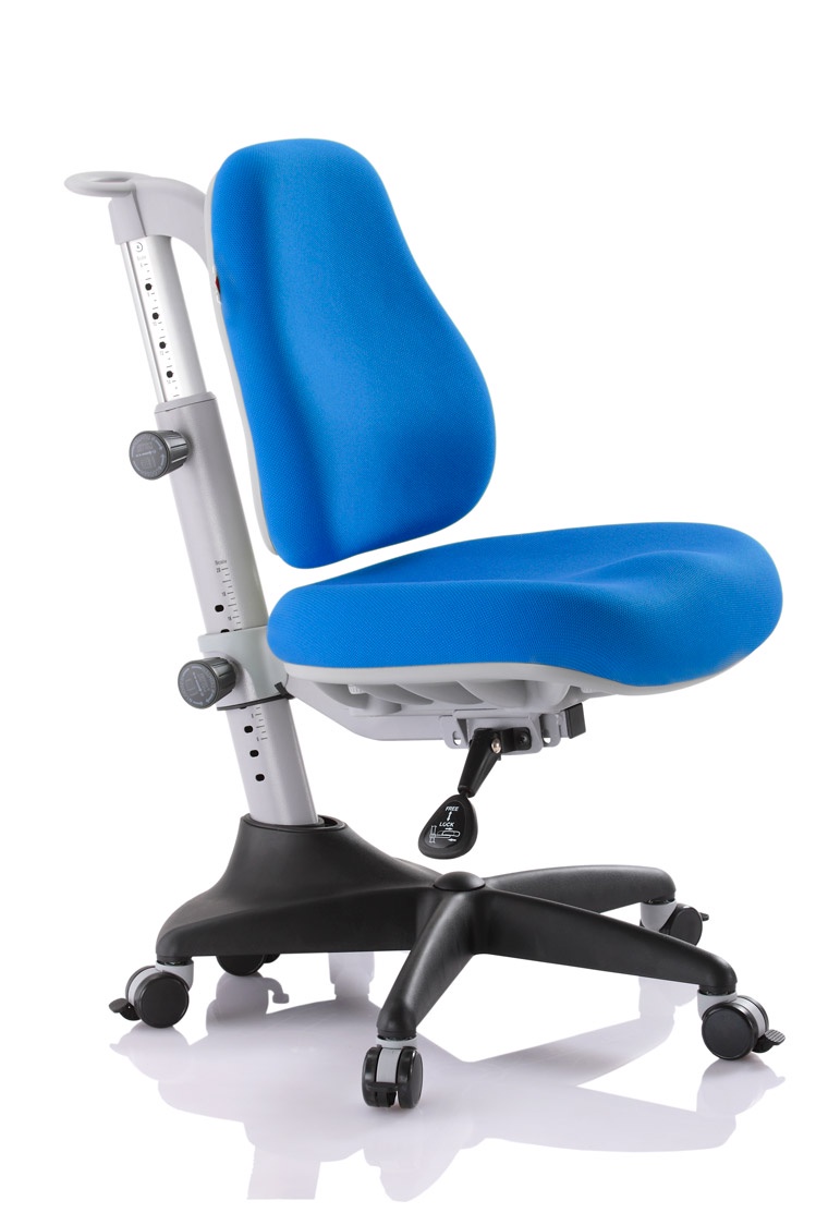 фото Детское эргономичное кресло Comf-pro Match Chair (Матч) (цвет обивки: синий, цвет каркаса: серый)