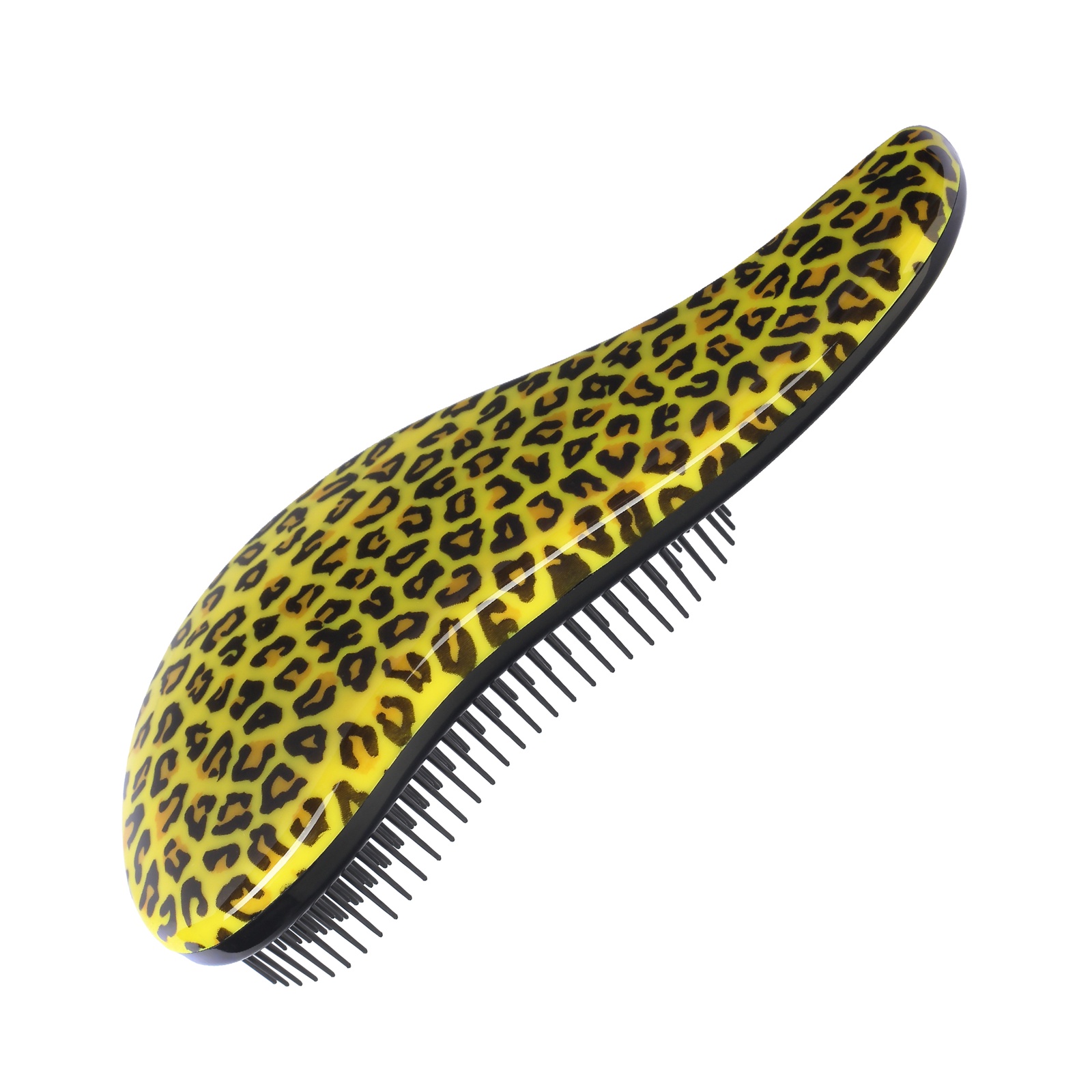 фото Щетка для волос и массажа кожи головы Melon Pro с многоуровневыми щетинками, леопард 186*80мм