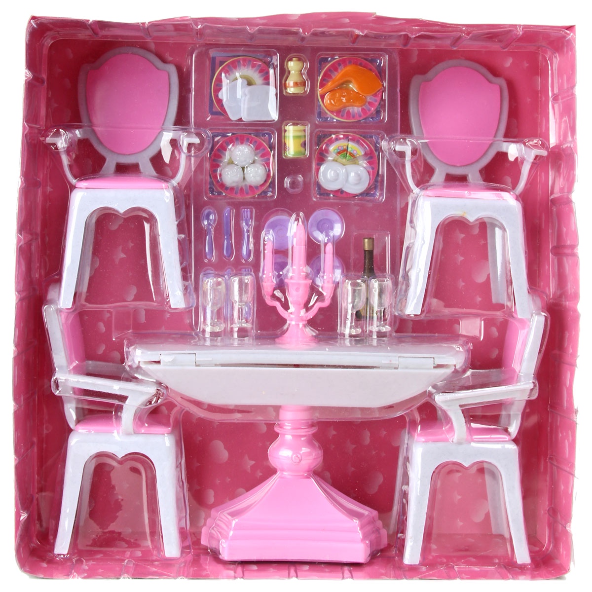 мебель кукольная столовая 8 предметов