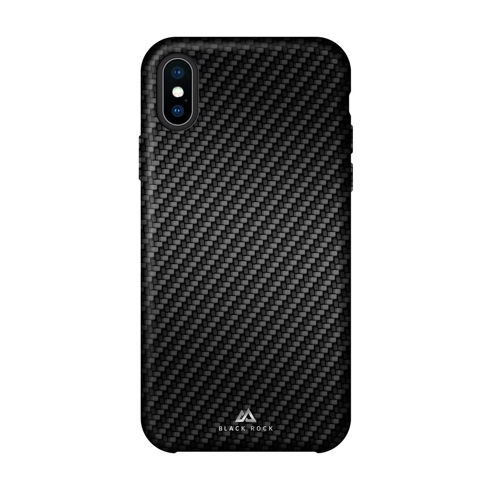 фото Чехол Flex Carbon Case для iPhone XS Max, черный Black rock