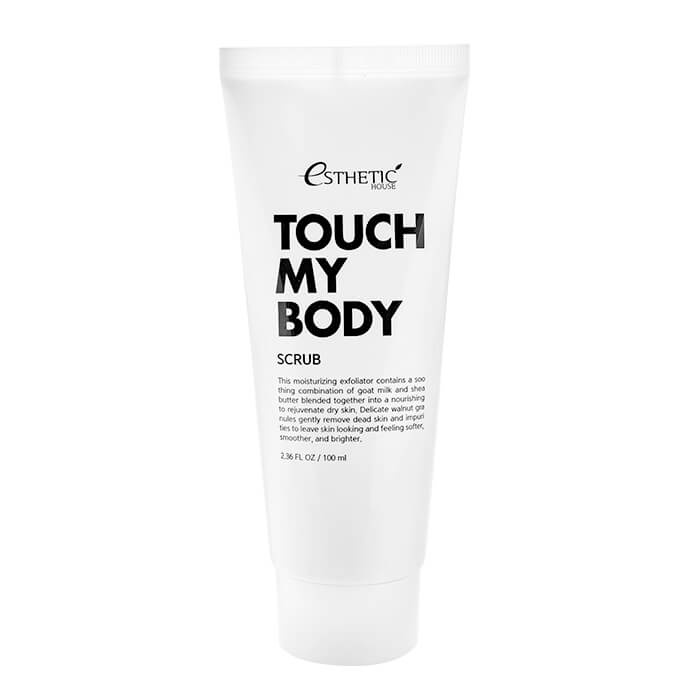 фото Esthetic House скраб для тела с козьим молоком Touch My Body Goat Milk Body Scrub, 100 мл.