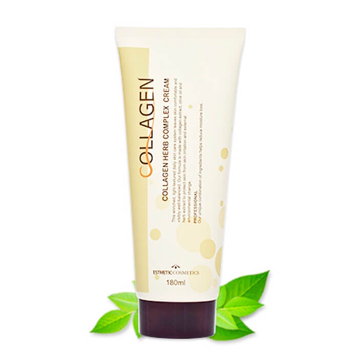 фото Esthetic House крем для лица с коллагеном и растительными экстрактами Collagen Herb Complex Cream, 180 мл.