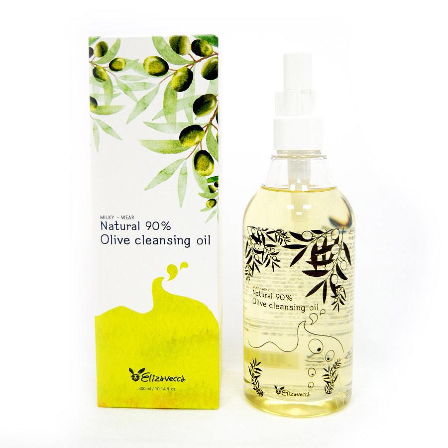 фото Elizavecca масло косметическое natural 90 olive cleansing oil, 300 мл.