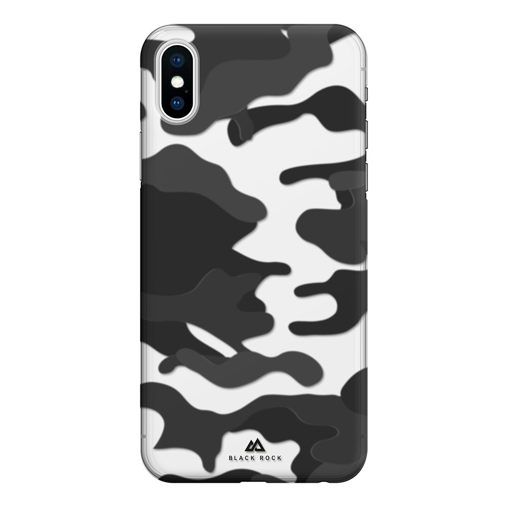 фото Чехол Camouflage Case для iPhone XS/X, черный Black rock