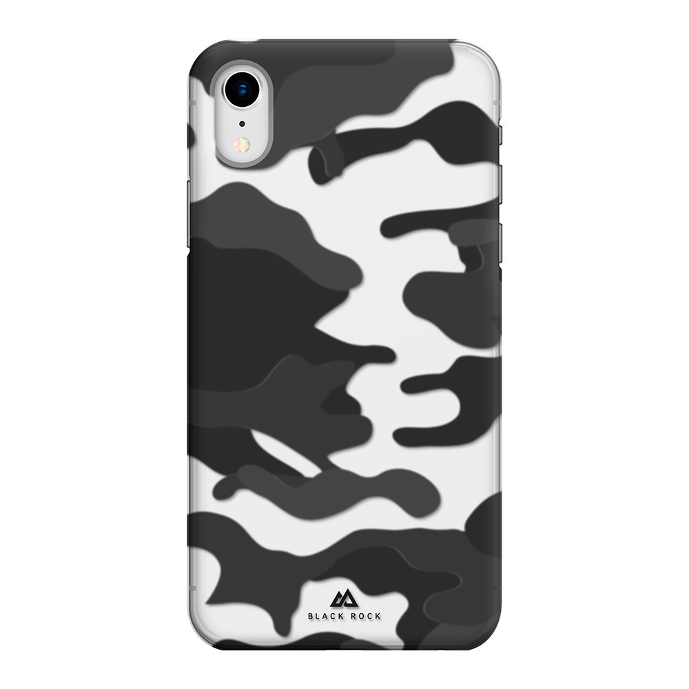 фото Чехол Camouflage Case для iPhone XR, черный Black rock