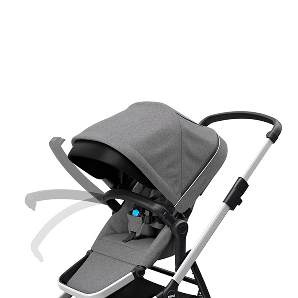 фото Thule Коляска 2 в 1 Sleek Grey Melange