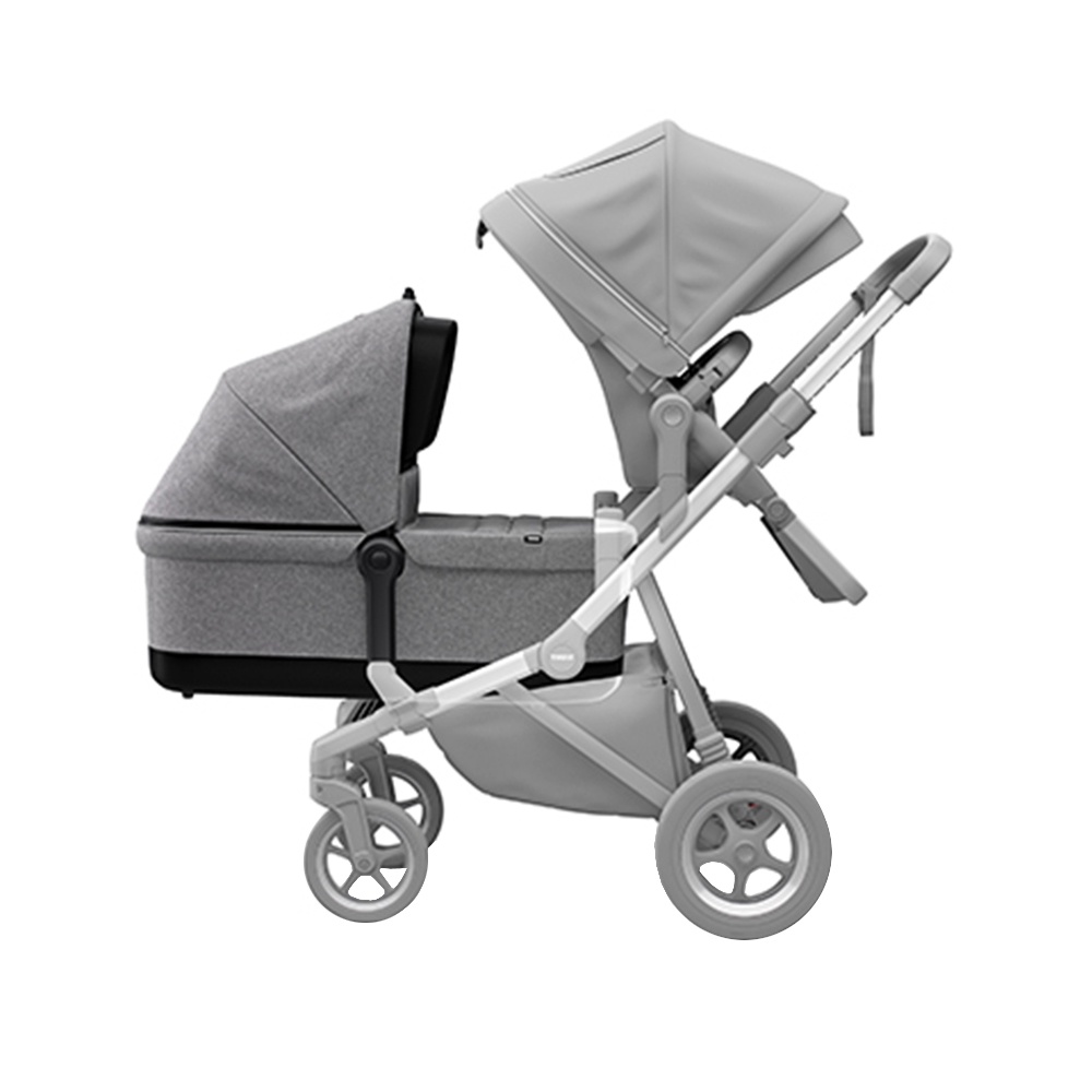 фото Thule Коляска 2 в 1 Sleek Grey Melange