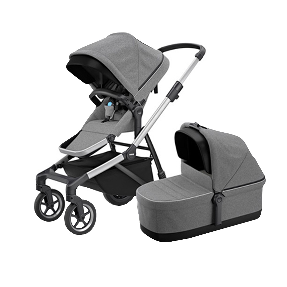 фото Thule Коляска 2 в 1 Sleek Grey Melange