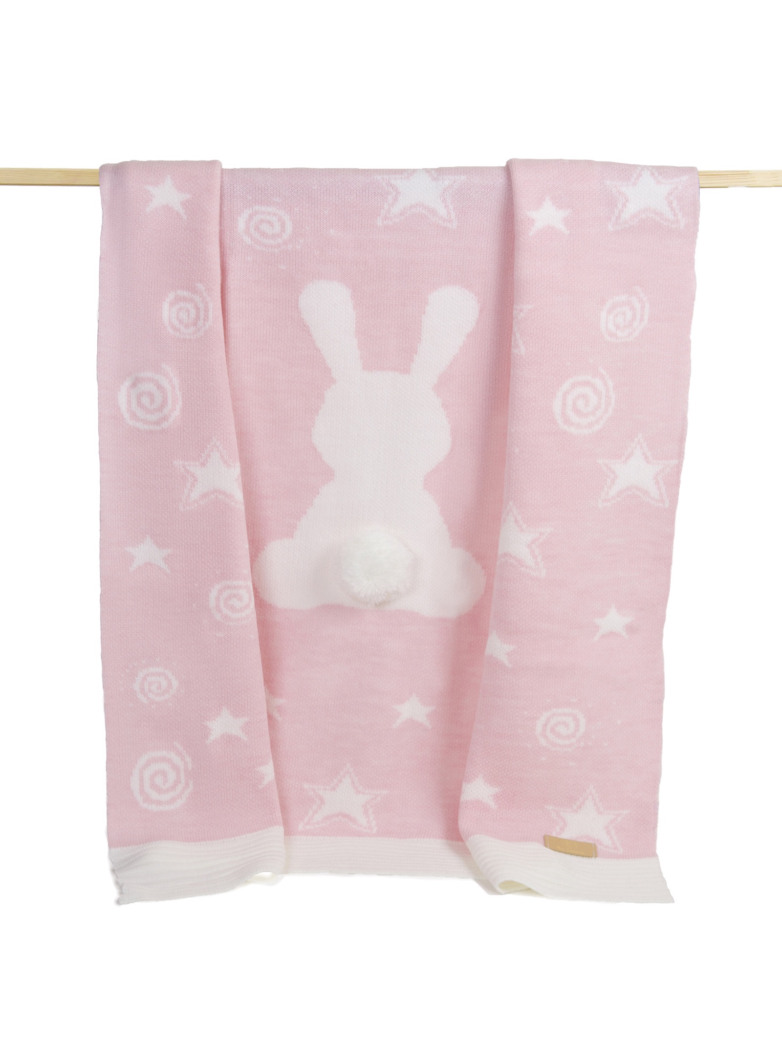 фото Плед детский Ma Licorne "Lapin" Rose (розовый), 1х1 м