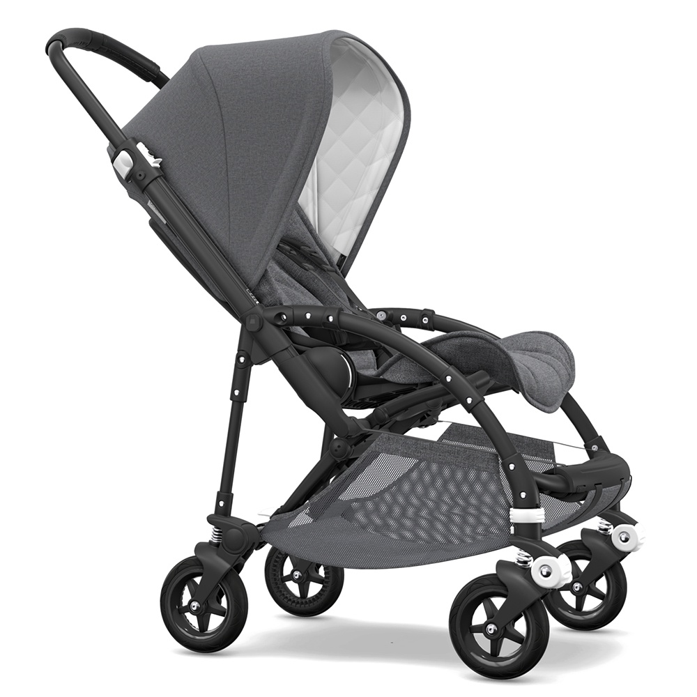 фото Bugaboo Прогулочная коляска Bee5 complete BLACK/GREY MELANGE Classic Collection