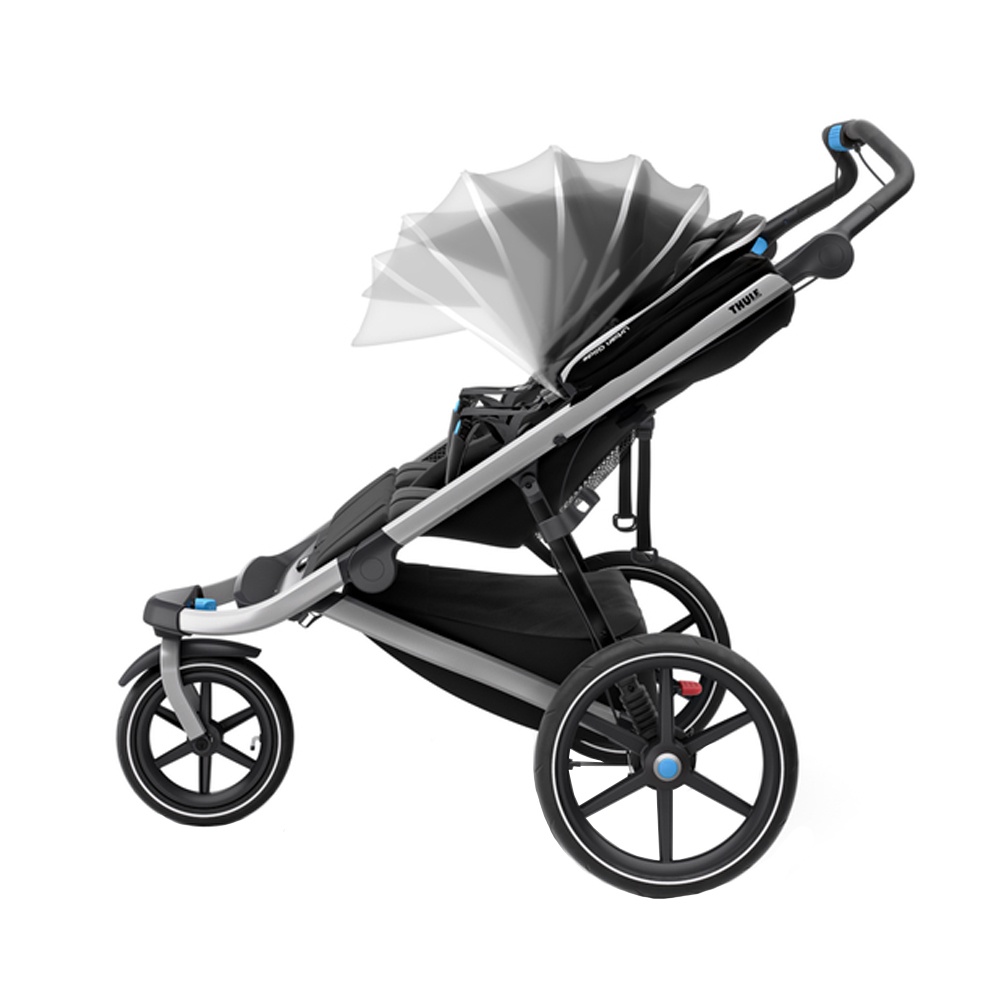 фото Thule Коляска прогулочная для двойни Urban Glide2 Double Jet Black