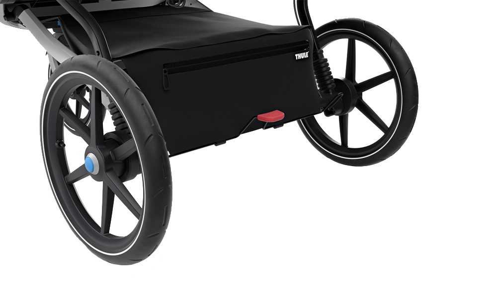 фото Thule Коляска прогулочная для двойни Urban Glide2 Double Jet Black