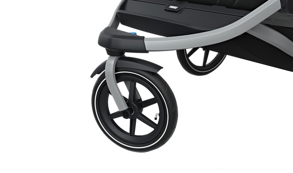 фото Thule Коляска прогулочная для двойни Urban Glide2 Double Jet Black