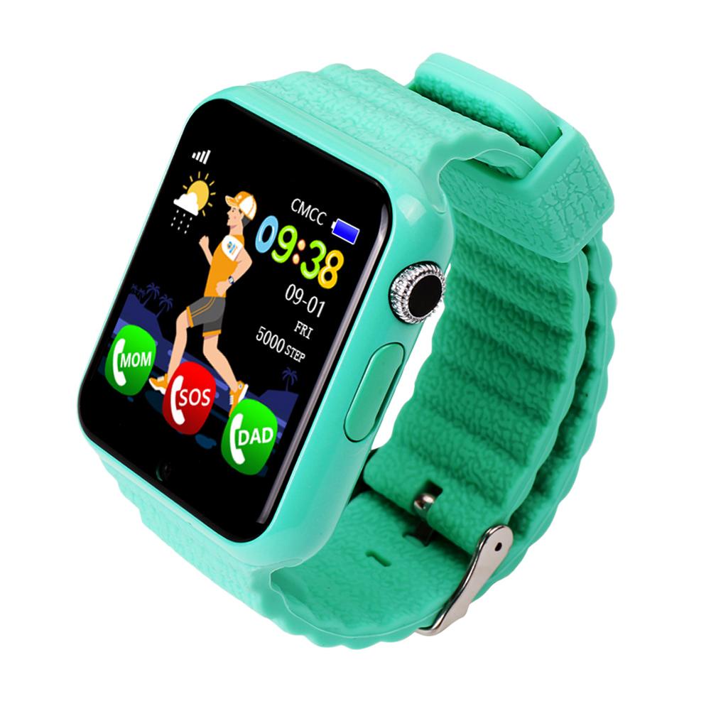 фото 1.54in экран Водонепроницаемый Смарт часы GPS Tracker SIM Часы наручные (зеленый) None