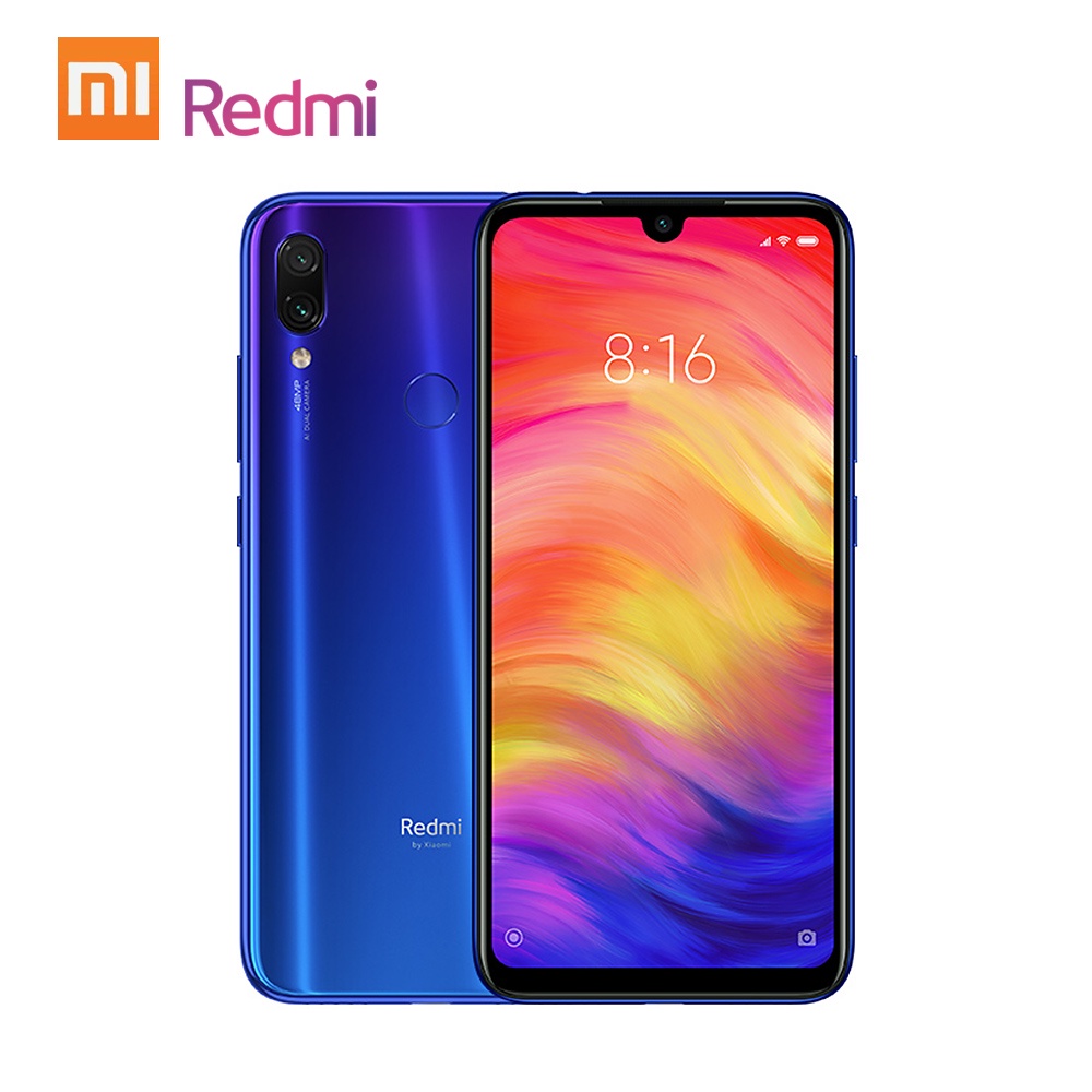 фото Смартфон Xiaomi Redmi Note 7 4GB +64GB 4/64GB, синий