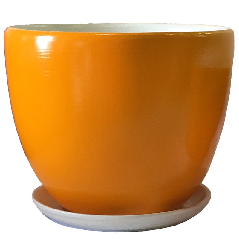 фото Драже оранжевый д18 Горшок керамический Flors