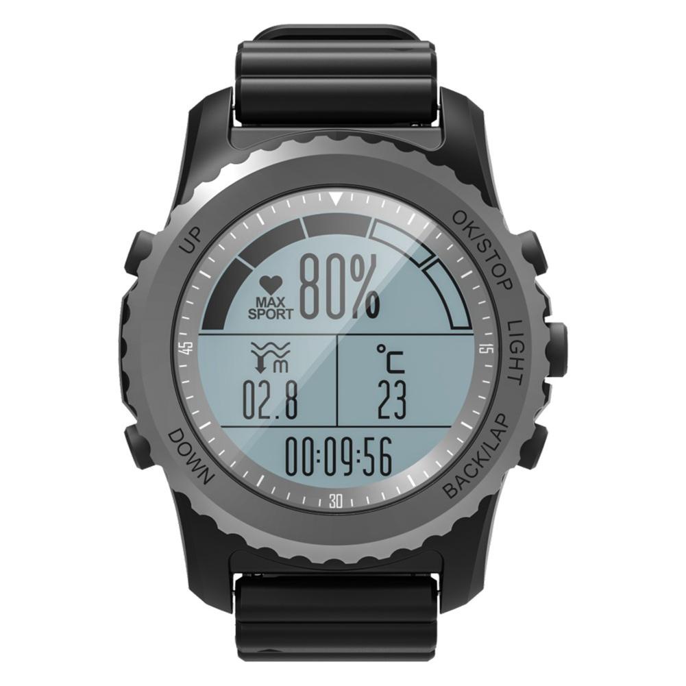 фото S968 GPS Смарт Часы IP68 водонепроницаемый Heart Rate Спорт термометр (черный) None