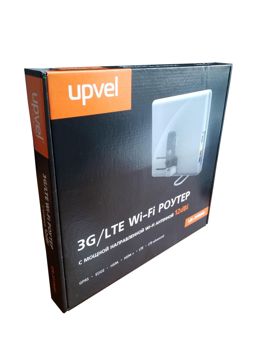 фото UPVEL UR-311N4G 3G/4G/LTE Wi-Fi роутер стандарта 802.11n 150 Мбит/с с поддержкой IP-TV, портом USB и мощной встроенной Wi-Fi антенной 12 дБи