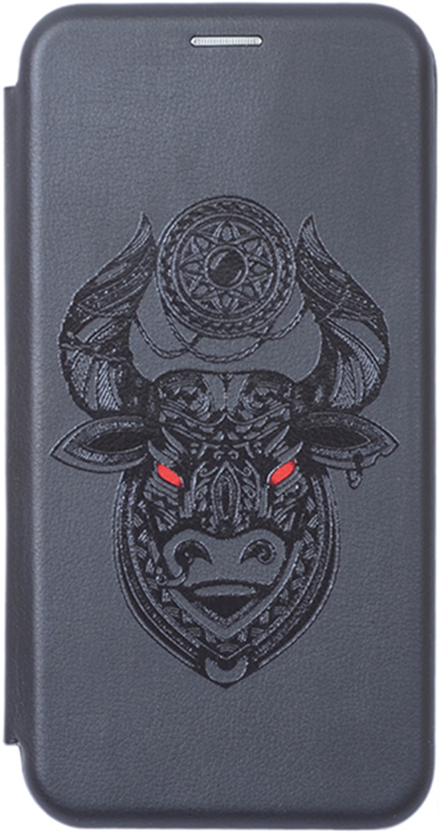 фото Чехол-книжка Book Art Jack Grand Bull для Samsung Galaxy A7 (2018) черный GOSSO CASES