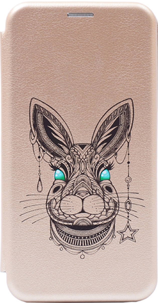 фото Чехол-книжка Book Art Jack Grand Rabbit для Huawei Honor 10i золотой Gosso cases