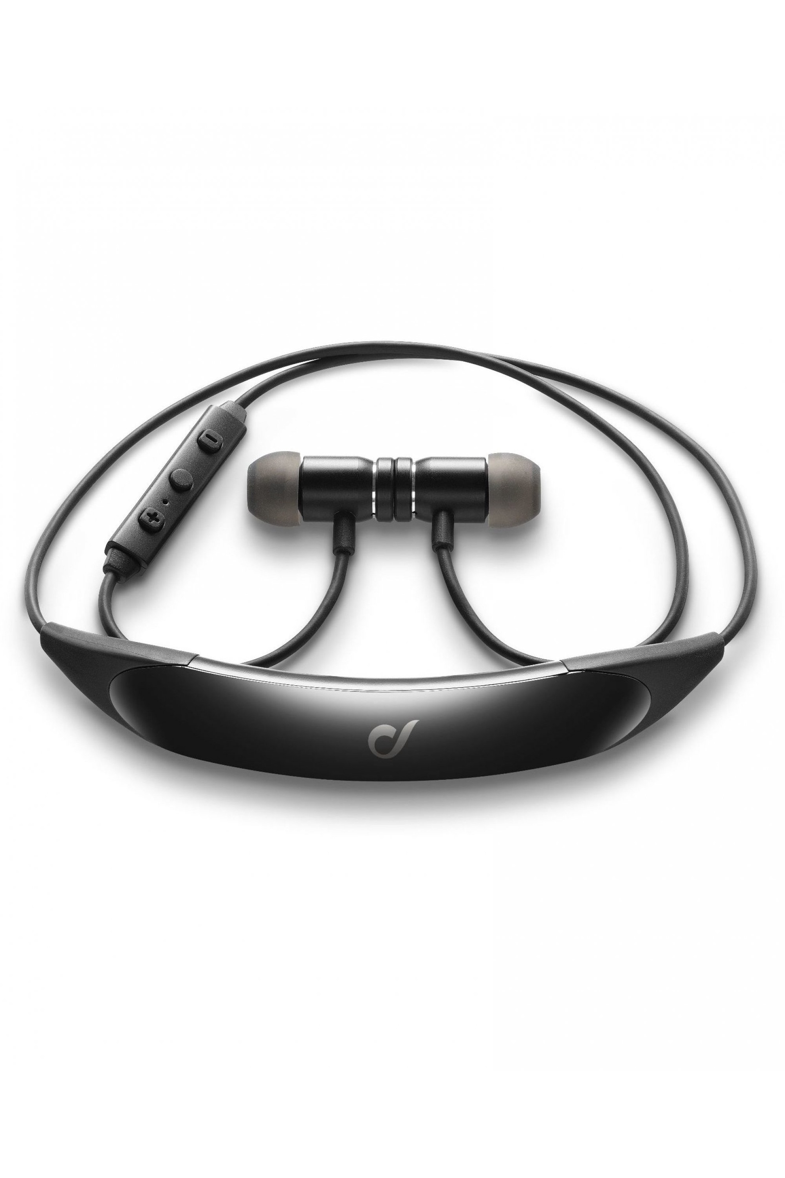 фото Наушники вкладыши Bluetooth AQL/Cellularline NECKBAND COLLAR UNIV. Black (BTCOLLARK)