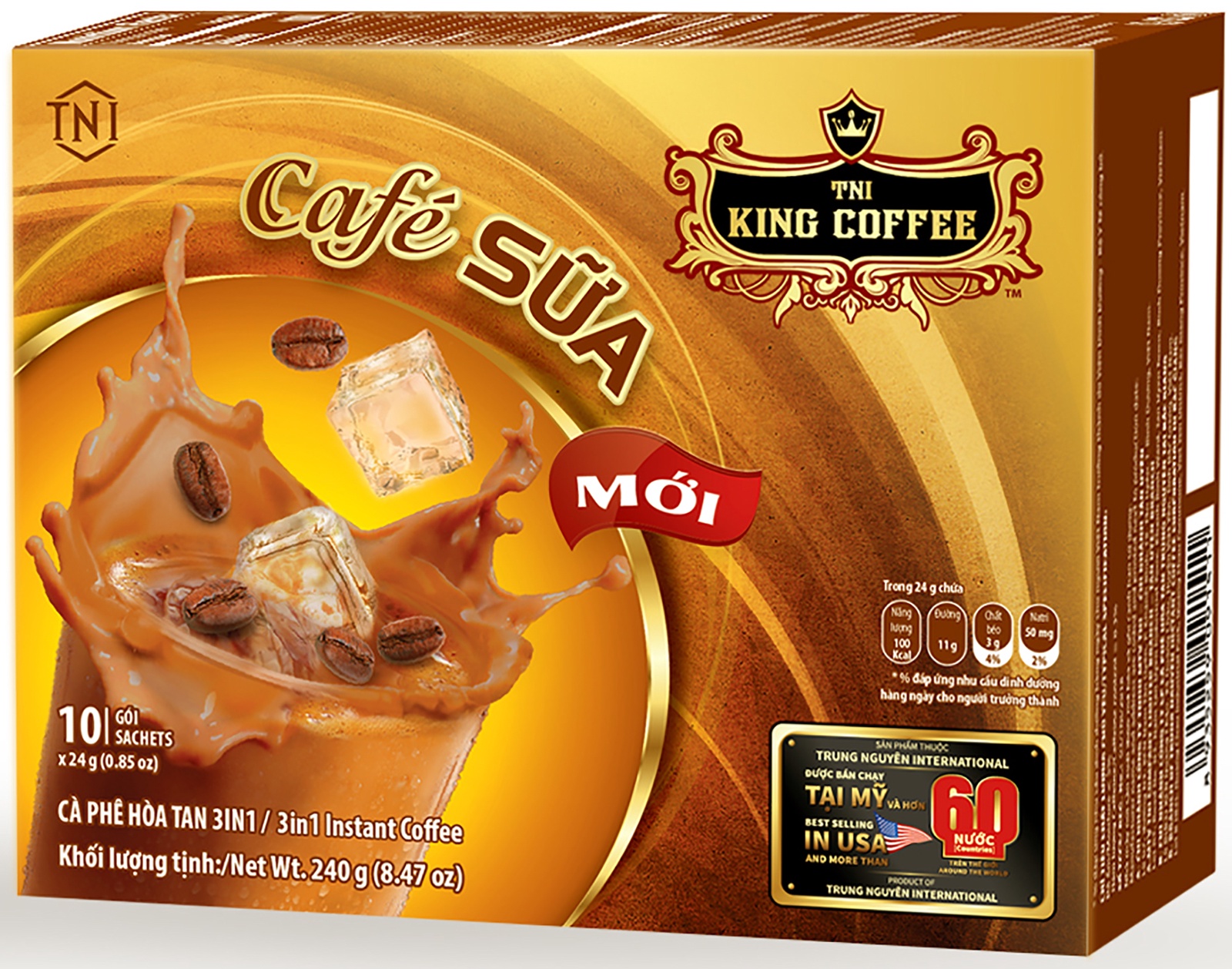 Сливки растворимым кофе. King Coffee Cafe sua 3in1 Coffee. Кофейный напиток 3в1 King Coffee. Кинг кофе Вьетнам 3 в 1 sua. Кофе 3 в 1 King instant.