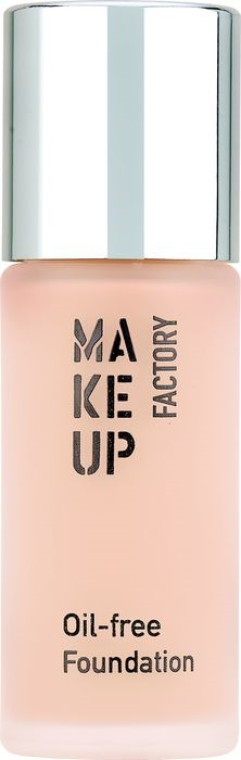 фото Тональный крем Make Up Factory Oil-free Foundation, матовый, для нормальной и жирной кожи, тон №01, 30 мл