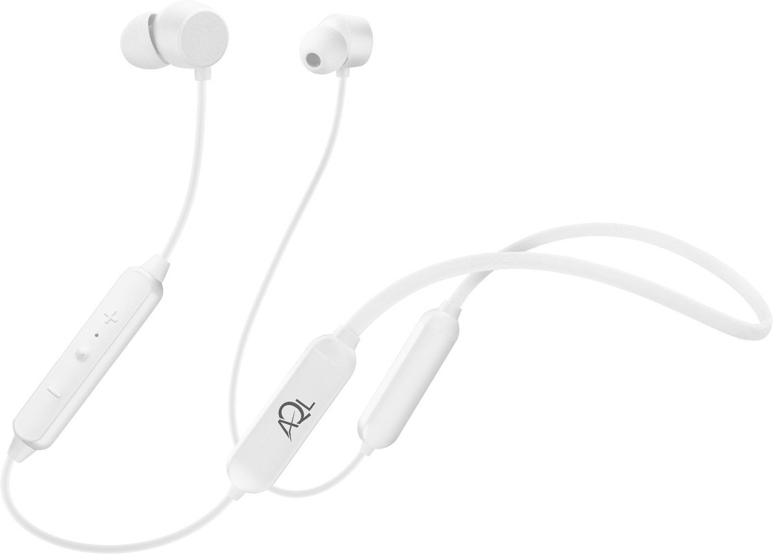 фото Наушники вкладыши Bluetooth AQL/Cellularline NECKBAND FLEX. White (BTCOLLARFLEXIBLEW)