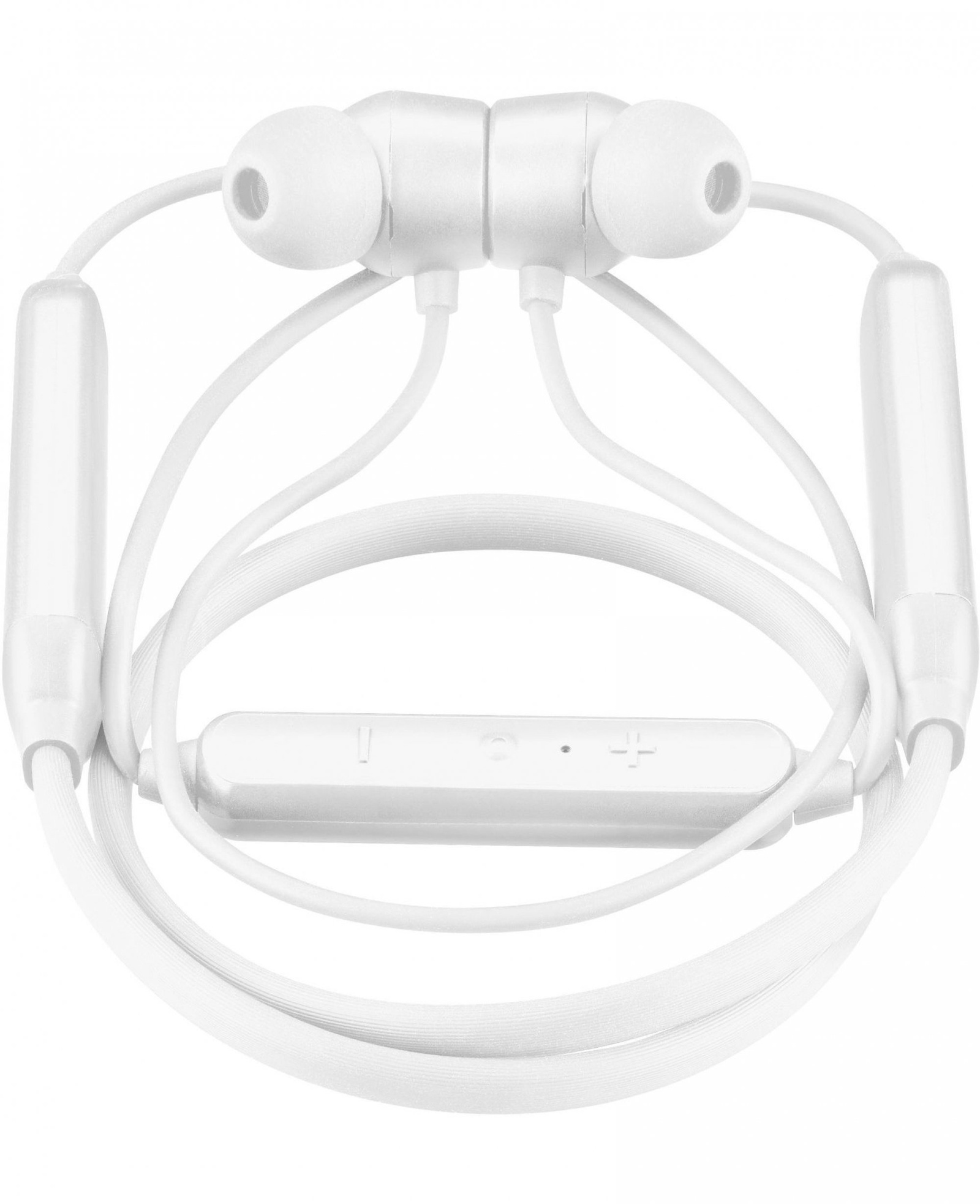 фото Наушники вкладыши Bluetooth AQL/Cellularline NECKBAND FLEX. White (BTCOLLARFLEXIBLEW)