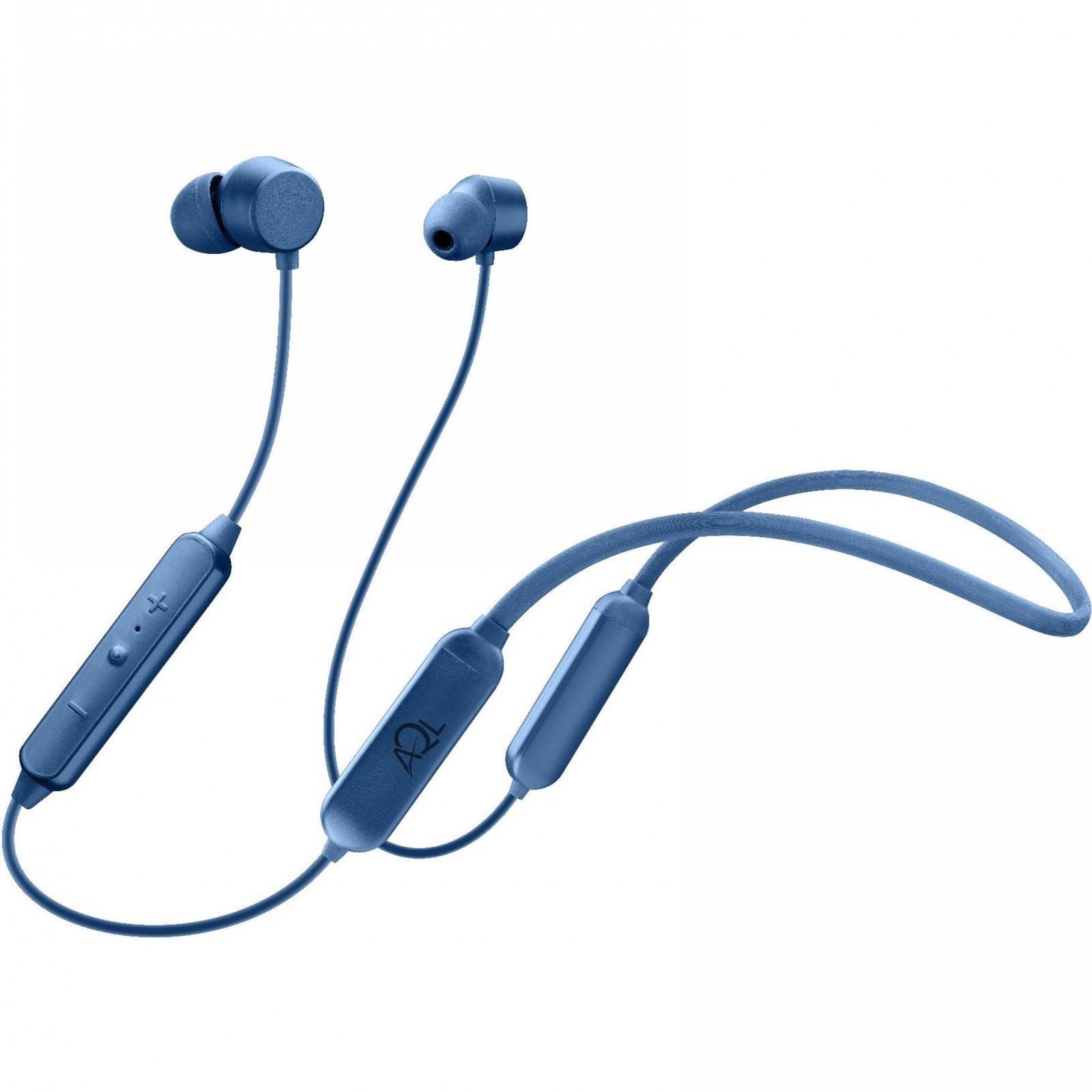 фото Наушники вкладыши Bluetooth AQL/Cellularline NECKBAND FLEX. Blue (BTCOLLARFLEXIBLEB)