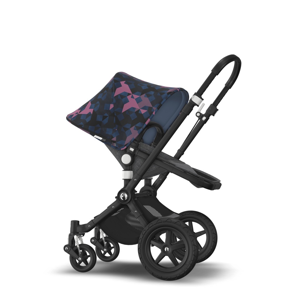 фото Bugaboo Коляска 2 в 1 Cameleon3 Plus BLACK/GREY MELANGE/BIRDS