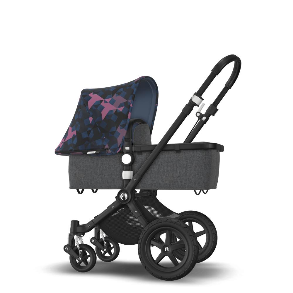 фото Bugaboo Коляска 2 в 1 Cameleon3 Plus BLACK/GREY MELANGE/BIRDS