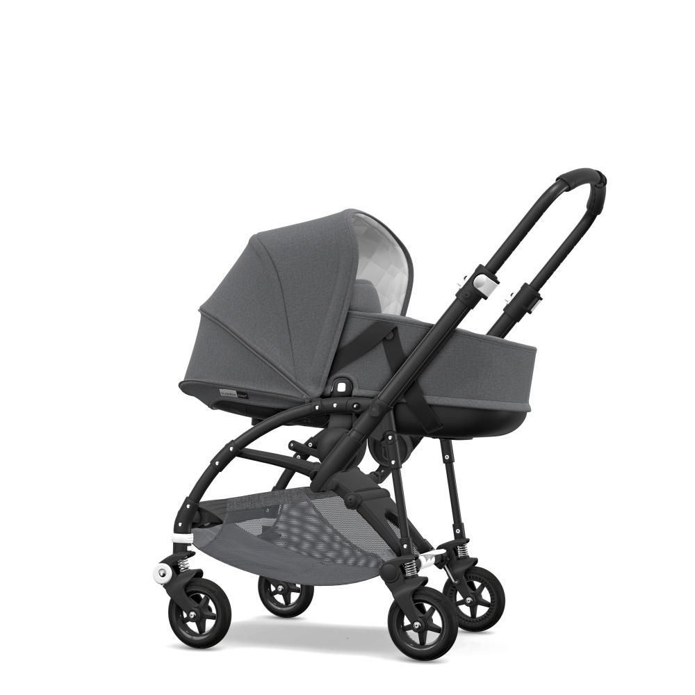 фото Bugaboo Коляска 2 в 1 Bee5 complete BLACK/GREY MELANGE Classic Collection