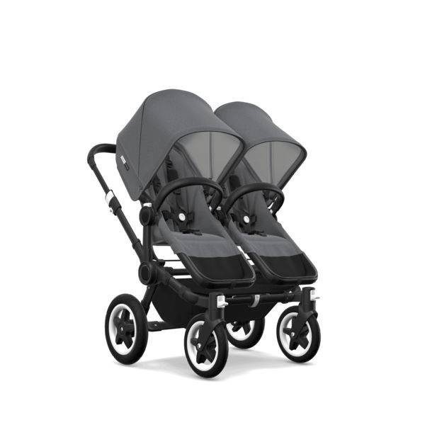 фото Bugaboo Donkey 2 Classic TWIN comlete BLACK/GREY MELANGE