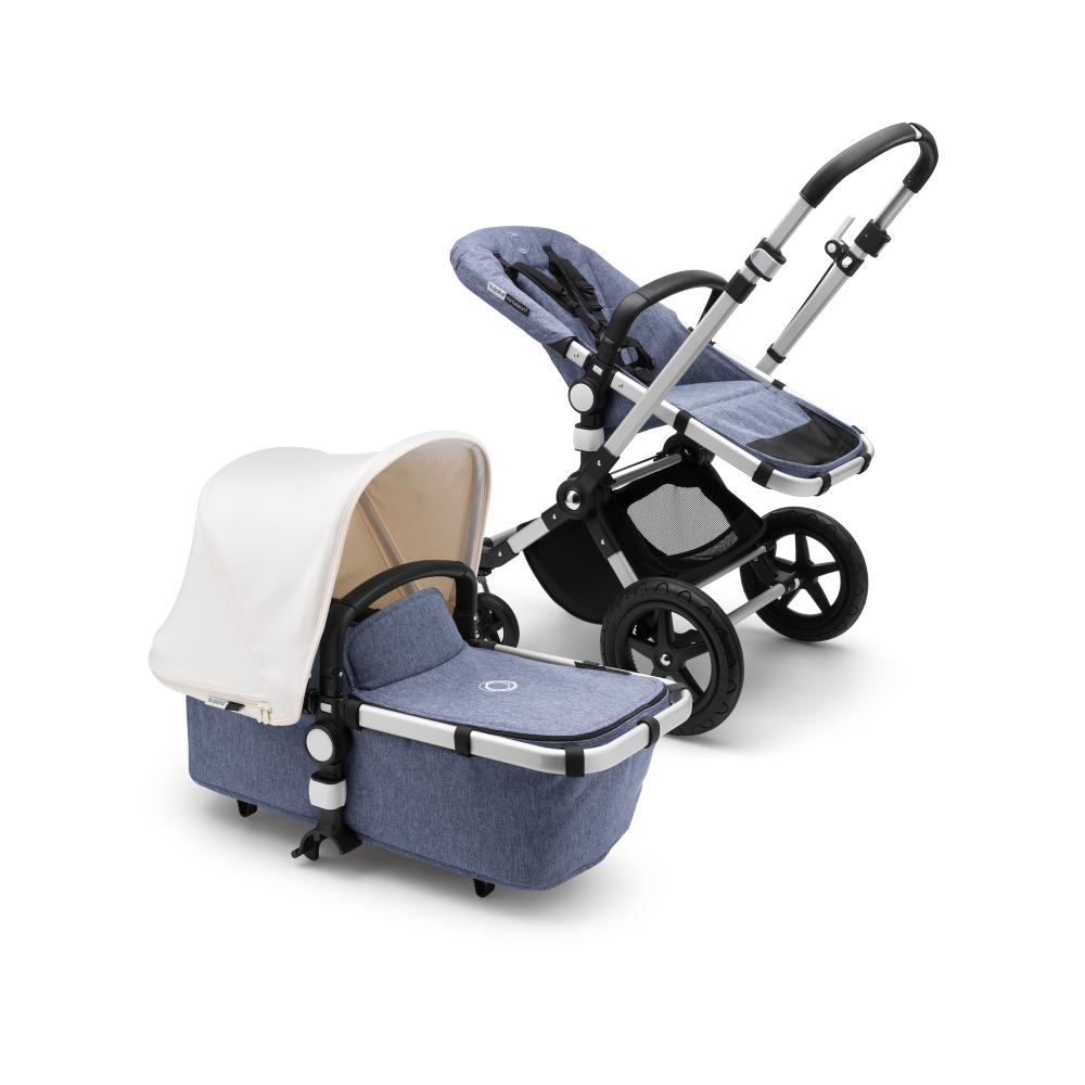 фото Bugaboo Коляска 2 в 1 Cameleon3 Plus ALU/BLUE MELANGE/ FRESH WHITE