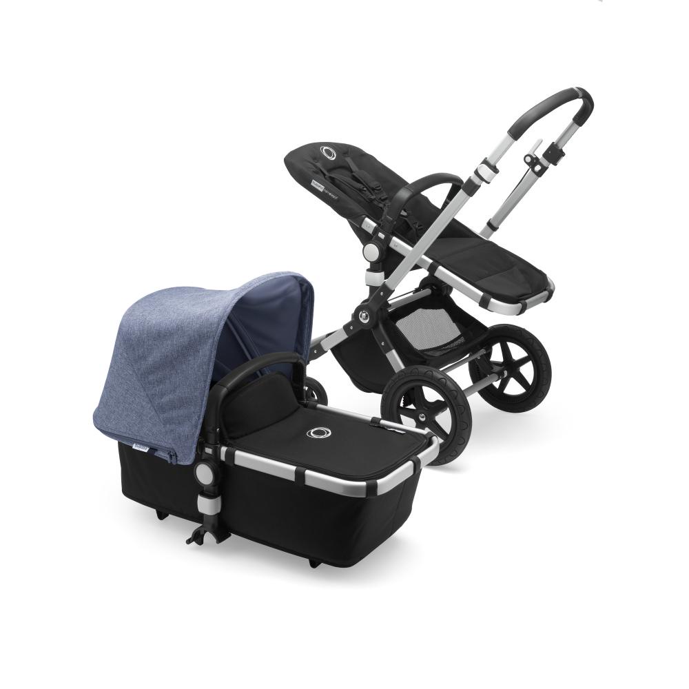 фото Bugaboo Коляска 2 в 1 Cameleon3 Plus ALU/BLACK/BLUE MELANGE