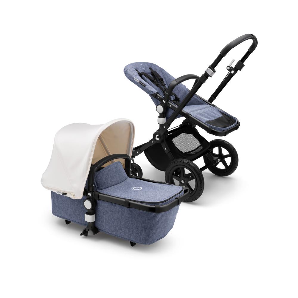 фото Bugaboo Коляска 2 в 1 Cameleon3 Plus BLACK/BLUE MELANGE/ FRESH WHITE