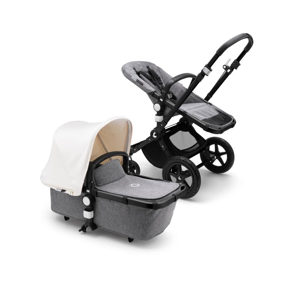 фото Bugaboo Коляска 2 в 1 Cameleon3 Plus BLACK/GREY MELANGE/FRESH WHITE