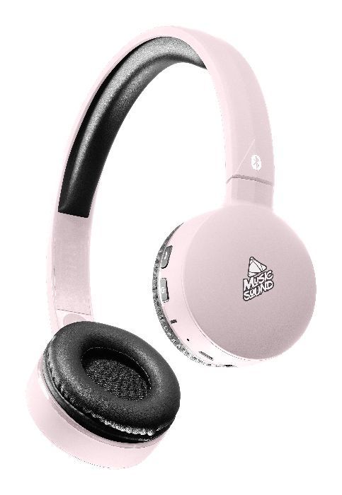 фото Накладные наушники Bluetooth Music Sound/Cellularline. Pink (BTMUSICSOUND2019P) Aql