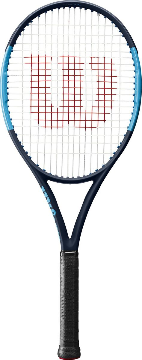 Ракетка для большого тенниса Wilson Ultra 100L Tns Frm W/O Cvr 2, WRT73741U2, синий, черный Ракетка для большого тенниса Wilson Ultra 100L Tns Frm W/O Cvr 2, WRT73741U2, синий, черный