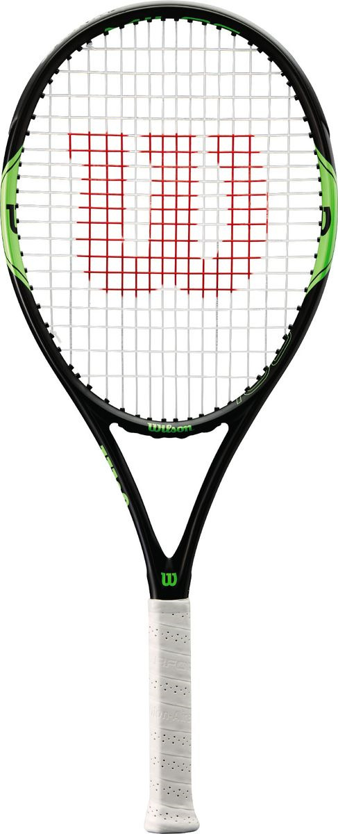 Ракетка для тенниса Wilson Milos Lite 105 Tns Rkt W/O Cvr 2, WRT30830U2, черный, зеленый Ракетка для тенниса Wilson Milos Lite 105 Tns Rkt W/O Cvr 2, WRT30830U2, черный, зеленый