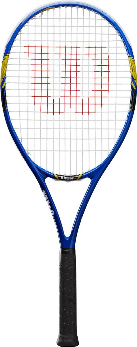 Ракетка для большого тенниса Wilson Us Open Tns Rkt W/O Cvr 3, WRT30560U3, синий, черный Ракетка для большого тенниса Wilson Us Open Tns Rkt W/O Cvr 3, WRT30560U3, синий, черный