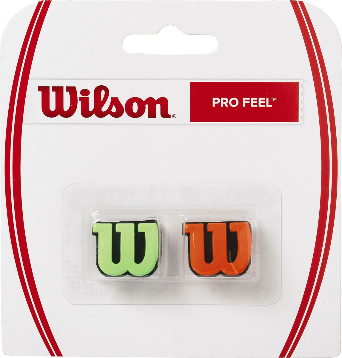 фото Виброгаситель Wilson Pro Feel Dampener Green/Or, WRZ538700, зеленый, оранжевый