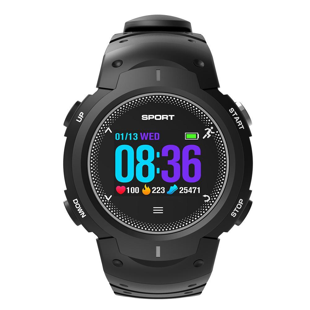 фото F13 Bluetooth IP68 водонепроницаемый Heart Rate Мультиспорт Смарт часы (черный) None