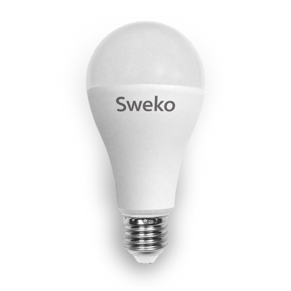 фото Лампочка Sweko 42LED-A65-20W-230-6500K-E27, Дневной свет 20 Вт, Светодиодная