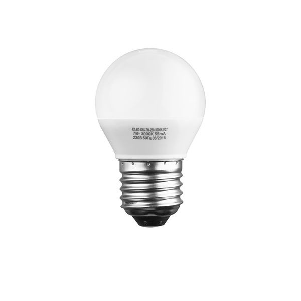 фото Лампочка Sweko 42LED-G45-7W-230-3000K-E27, Теплый свет 7 Вт, Светодиодная