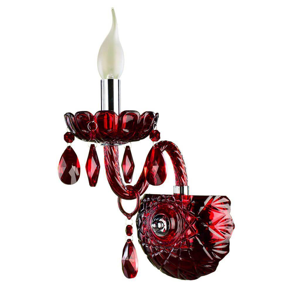 цены Бра Arte Lamp A3964AP-1RD, E14, 60 Вт